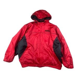 vintage Wisconsin badgers Red and Black windbreaker